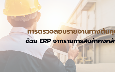 การตรวจสอบรายงานทางต้นทุนด้วย ERP จากรายการสินค้าคงคลัง